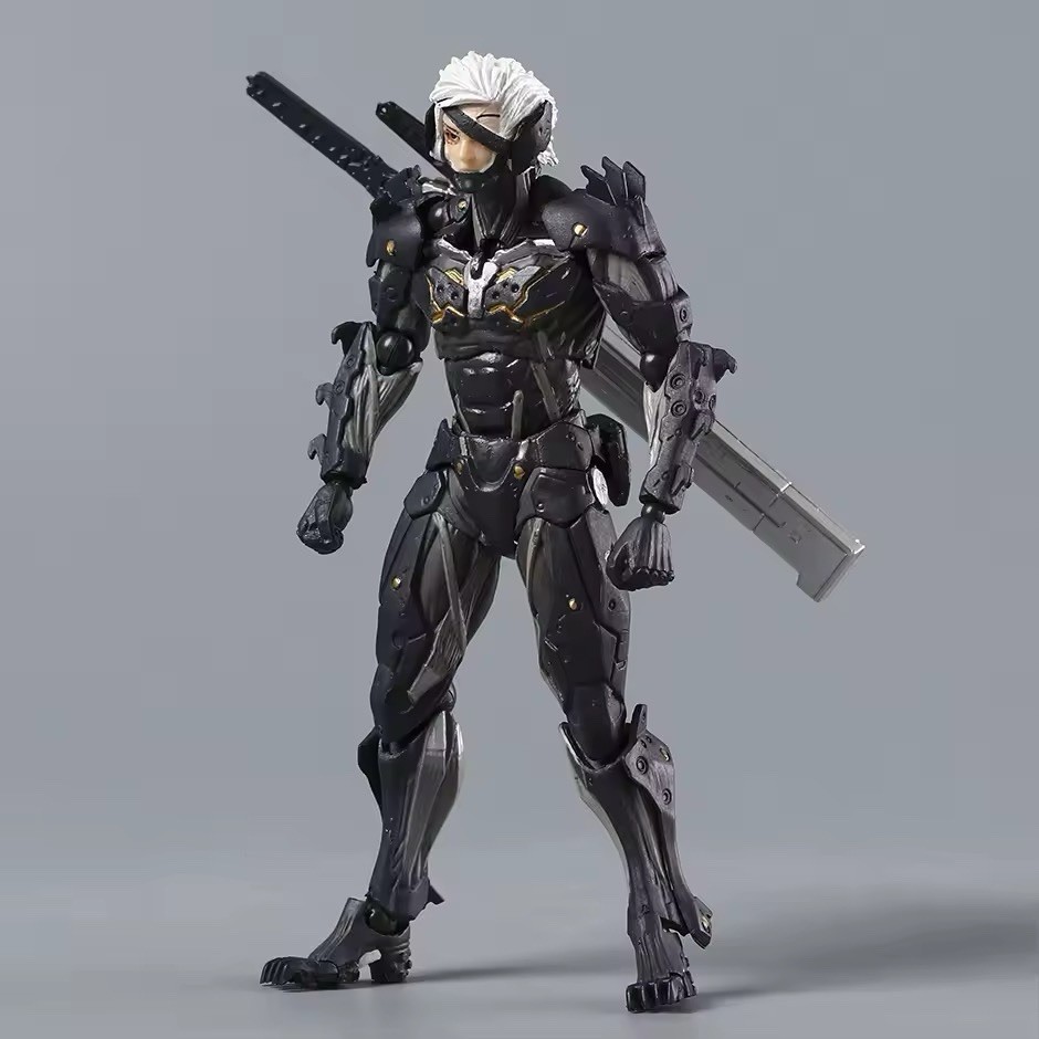 Figurine Raiden Metal Gear Solid pour décoration de bureau et setup gaming - 4