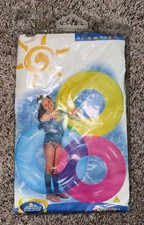 Vintage 2005 Intex The Wet Set 59260 Tire Tube 30 Pink Green Blue