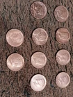 Lot Of 10 1964 P Uncirculated Kennedy Half Dollars
