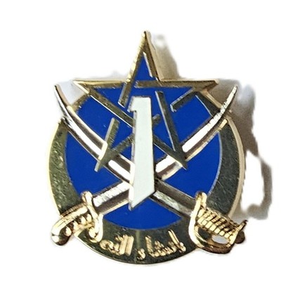 1st Regiment of Spahis 1st Squadron Cavalry Badge ABC Drago
