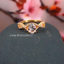 Aquamarine Ring, Promise Ring, 925 Sterling Silver, March Birthstone
