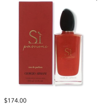 Giorgio Armani SI PASSIONE Eclat Eau de Parfum Spray - 1.7 fl oz / 50ml - NEW