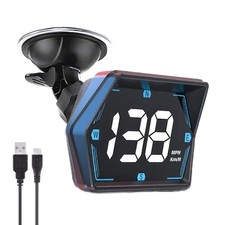 Hud Gps Head Up Display Speedometer With Overspeed Alarm Compass For All Cars