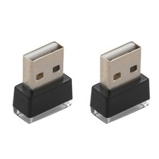 2X Portable Usb LED Car Light Car Interior Usb Atmosphere Light Plug and8875