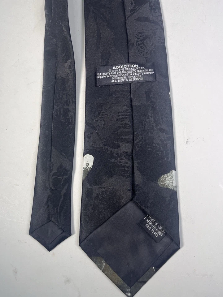 Corbata Pillsbury Doughboy Vintage 1996 Addiction Jeans Corbata Parodia Corbata Foto 3 de 4