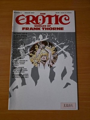 Erotik Worlds Of Frank Thorne #1 Variante ~ VF - Fast Neu NM ~ 1990 Eros Comic