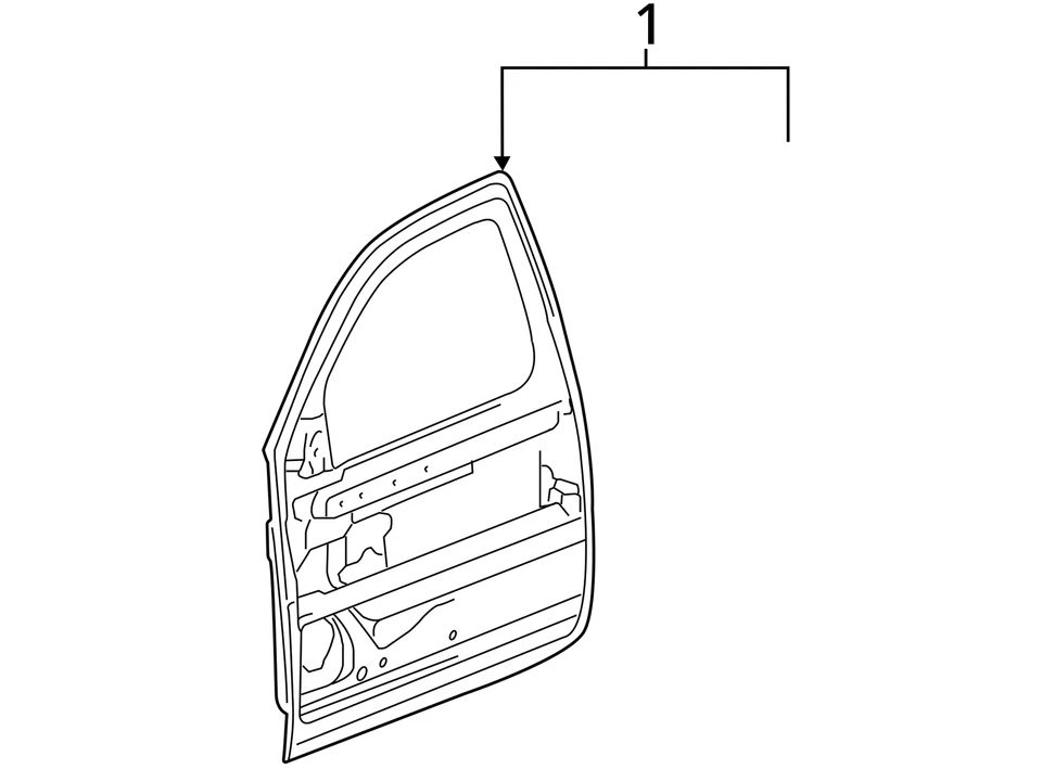 (LOCAL PICKUP ONLY) Passenger Front Door Fits 11-14 SIERRA 2500 PICKUP 1511299 Foto 4 de 4
