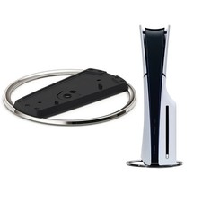 Vertical Cooling Stand Black For Playstation PS5/Slim/Pro Console Anti-Slip