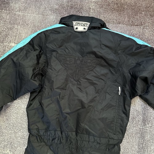 Damen Vintage 90er Spyder schwarz puderblau Einteiler Winter Ski Schneeanzug Gr. 8 - Bild 5 von 5