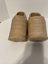 Vintage Handwoven Asian Shoes