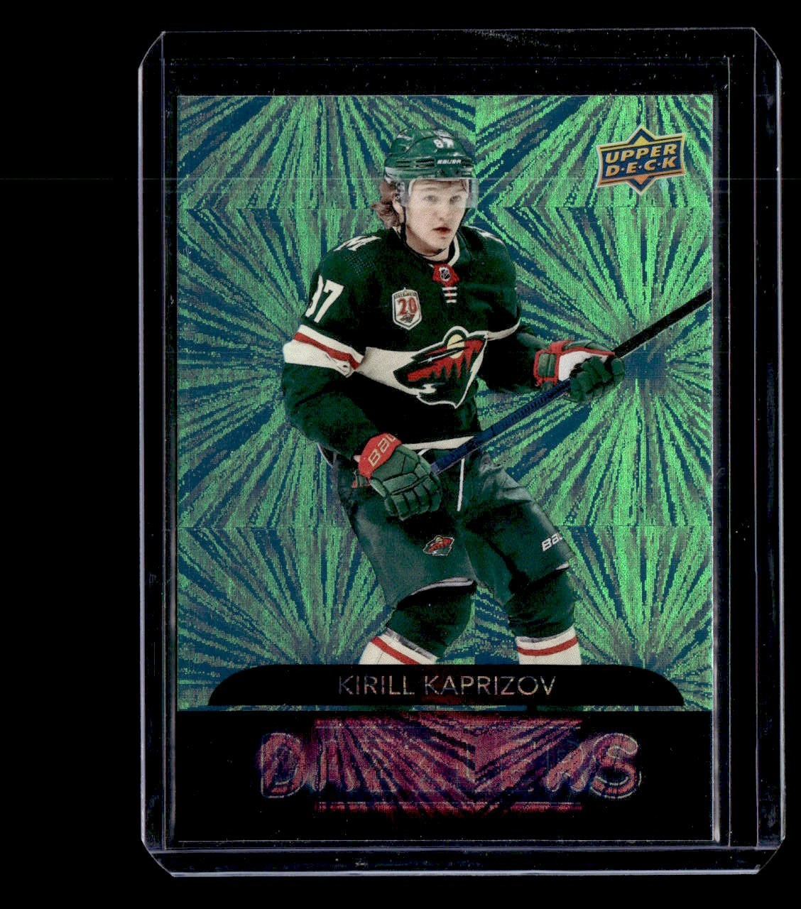 2020-21 Upper Deck Extended Series - Dazzlers Kirill Kaprizov #DZ-122 Green (RC)