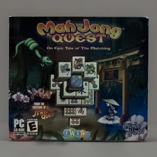 Mah Jong Quest On Epic Tale Of Tile Matching 2006 PC CD ROM Game.