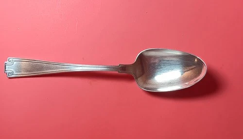 Gorham Etruscan Sterling Silver Fruit Spoon 5 3/4” 1913 Greek Key .925