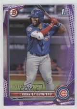 2022 Bowman Prospects Purple Pattern Border /199 Ronnier Quintero #BP-124 12br