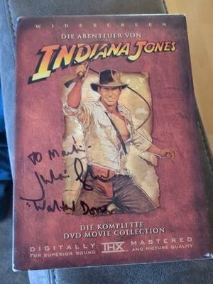 Walter Donovan. Orginales Autogramm. Indiana Jones. Box. 4 Disc. DVD. Booklet 