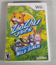 Zhu Zhu Pets Nintendo Wii Game Case Cover Art & Manual Included Tested CIB