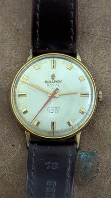 Vintage CAUNY ROYAL Swiss Made WATCH Good Condition