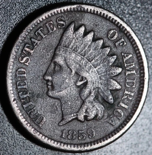 1859 INDIAN HEAD CENT - VF VERY FINE Details