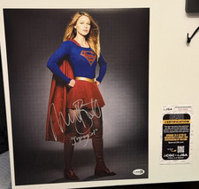 Melissa Benoist Signed 11x14 Photo as Supergirl CW – JSA COA Melissa Benoist Signed 11x14 Photo as Supergirl CW – JSA COA