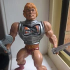 Vintage 1983 MOTU Battle Armor He-Man Action Figur Battle Chest Soft head!