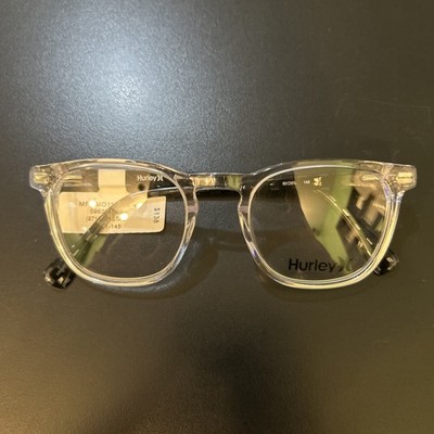 Hurley HMO113 Eyeglass Frames 971 Crystal 50 21 145 NWT