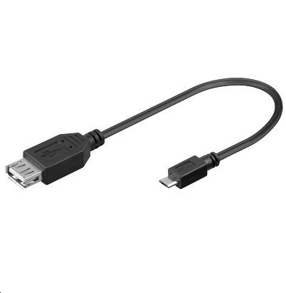 MicroConnect USBABMICRO2 USB A - B Micro  F-M 0.20m