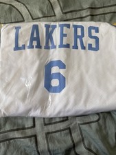 Nike LeBron James Los Angeles Lakers HWC Classic Swingman Jersey Men  s Size XL