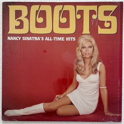 NANCY SINATRA, 'BOOTS (Greatest Hits)' LP - 1986 Rhino RNLP 70227 in shrink - NM