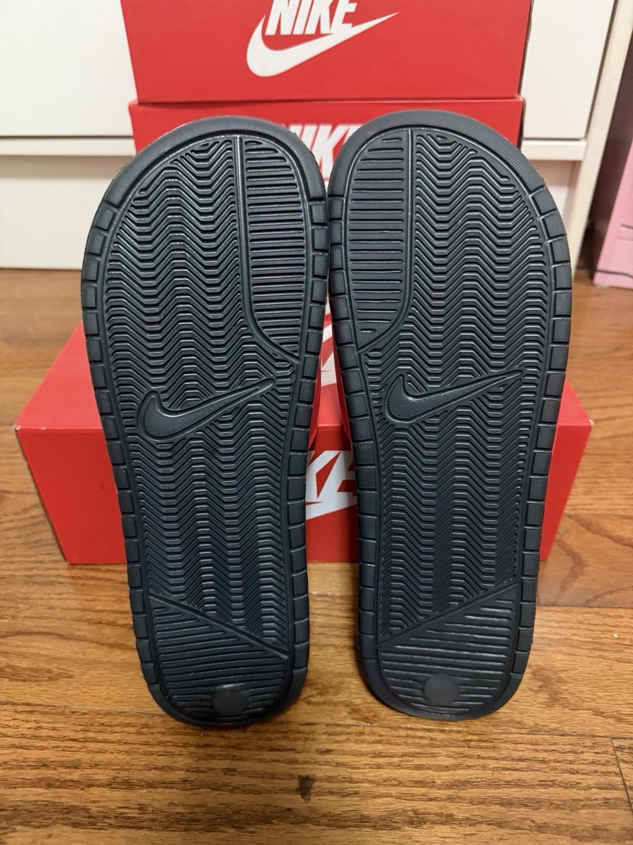 Nike Benassi JDI Just Do It Slides Sandals Slippers Red  display picture 1