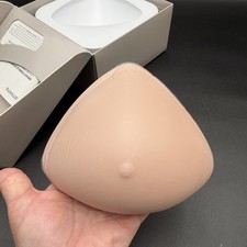 Amoena Essential Light 2S 442T Prosthetic Symmetrical Breast Form size 4 Tawny