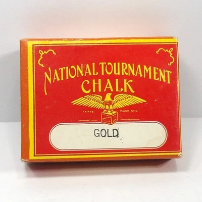 National Tournament Chalk. Billiards. Pool. VINTAGE