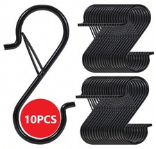 iron Metal  S Hook Black Heavy Duty S Hooks Vinyl Coated S Hooks  Kitchen UK