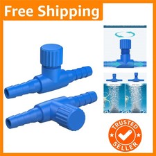 Adjustable Aquarium Air Control Valves 10-Pack for 3/16" Tubing - Safe Easy