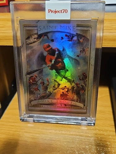 2021 TOPPS PROJECT 70 #502 MIKE TROUT FOIL 4/70 by The Shoe Surgeon 2006 Angels