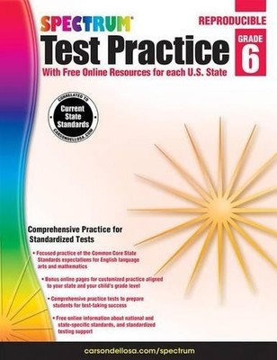 Spectrum Carson Dellosa Education Spectrum Test Practice, Grade 6 (Taschenbuch)