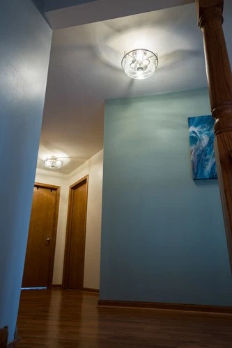 Vaxcel Lighting C0170 Addison 2 Light 15"W Semi-Flush Drum - Nickel - Picture 7 of 12