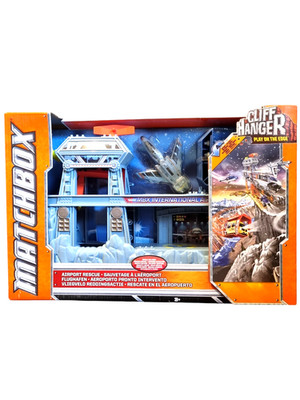 Matchbox Cliff Hanger ''Airport Rescue''   Rarität / Tischkanten-Spielset