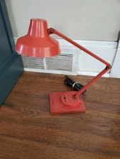MCM Tensor IL400 Articulating Arm Drafting Desk Lamp Weight Base Vintage 