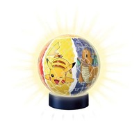 Ravensburger 3D Puzzle Nachtlicht PokéMon Ball – 72 Teile – Mit Leuchtsockel Neu