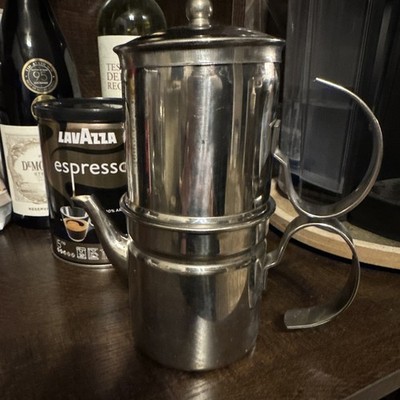 Vintage INOX 18/10 Stainless Steel  Espresso/Tea Maker  Made In Italy
