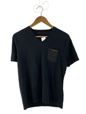PRADA T Shirt M Cotton BLK SJN251 R192 710