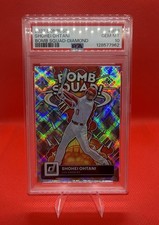2022 Panini Donruss Shohei Ohtani Bomb Squad Diamond BS-3 PSA 10 Angels