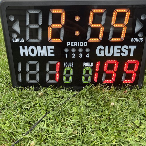 Gamecraft Model Number Sk2229R Multi Sport Scoreboard Indoor And Outdoor