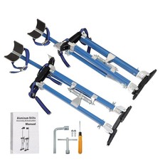24 In - 40 In Drywall Stilts Professional Grade Adjustable Aluminum Tool Stilt