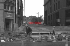 PHOTO  1990 METROLINK CONSTRUCTION JUNCTION OF CORPORATION STREET AND BALLOON ST