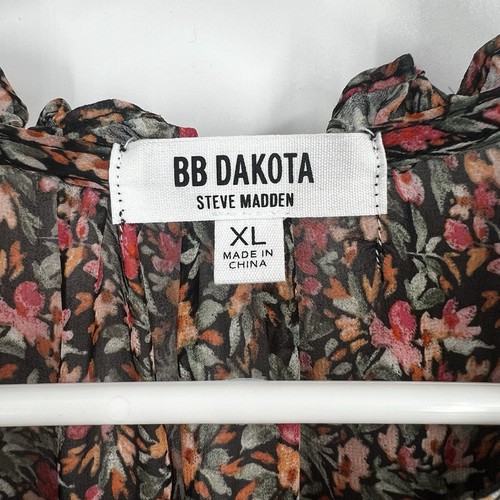 Womens BB Dakota Steve Madden Maxi Dress XL Ditsy Floral Peasant Boho NWT $119 - Picture 8 of 10