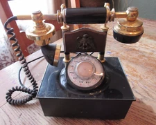 Vintage American Telecommunications Deco-Tel Telephone *Not Tested Hardwired"