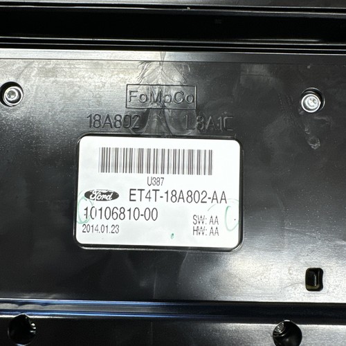 2014 Ford Edge Radio Control Panel ET4T-18A802-AA  - Bild 3 von 5