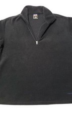 Patagonia Womans Medium Vintage Black Capilene 1/4 Zip Fleece Made In USA