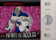 DEVON LEVI RC 2023-24 Upper Deck Credentials /25 Pink #183 ROOKIE Sabr ID:111079